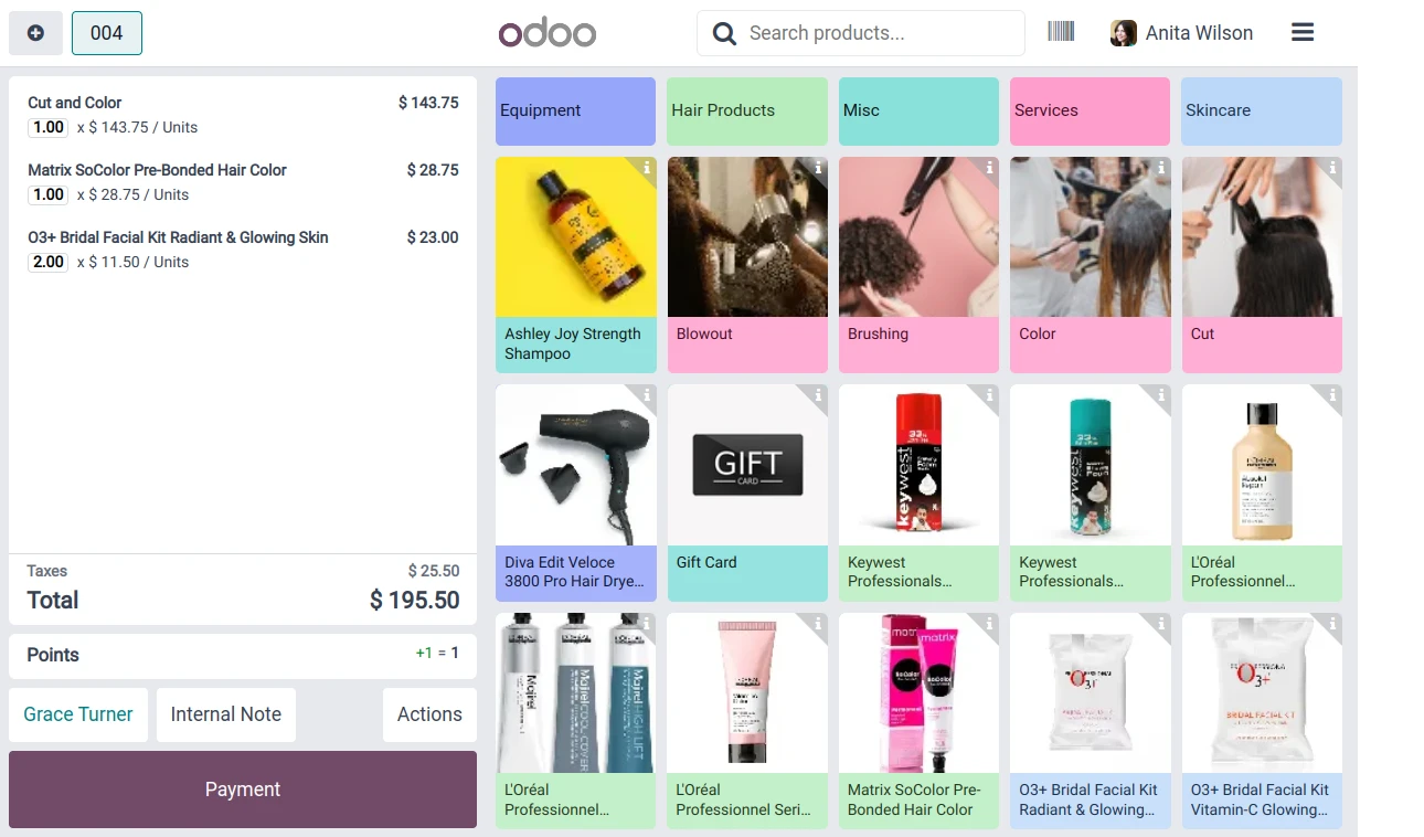 Odoo Spa tích hợp thêm điểm bán hàng (POS)
