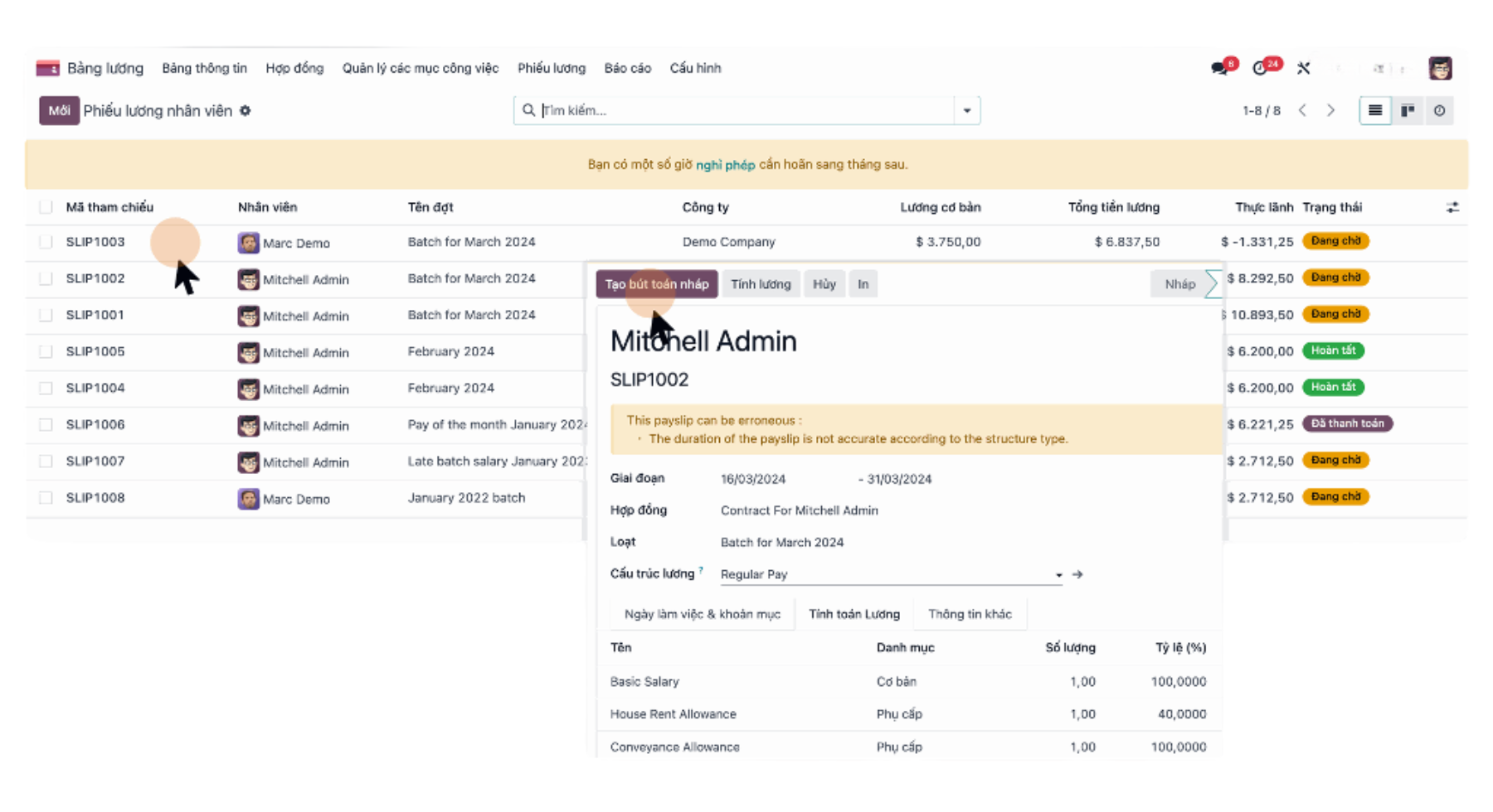 Giải pháp bảng lương tuân thủ theo luật lao động Việt Nam